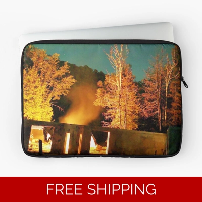 Le Studio Laptop Sleeve Fire in the Sky at Le Studio 2019